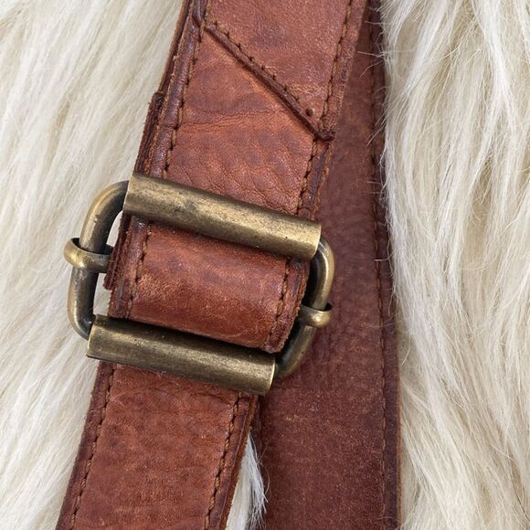 Harbour 2nd: Brown Leather Crossbody Adjustable Strap Bag - Gently Used - Picture 13 of 15